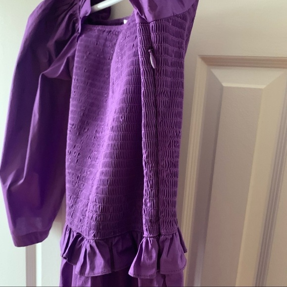 Sea New York Tabitha Smocked Dress Grape - Picture 6 of 12